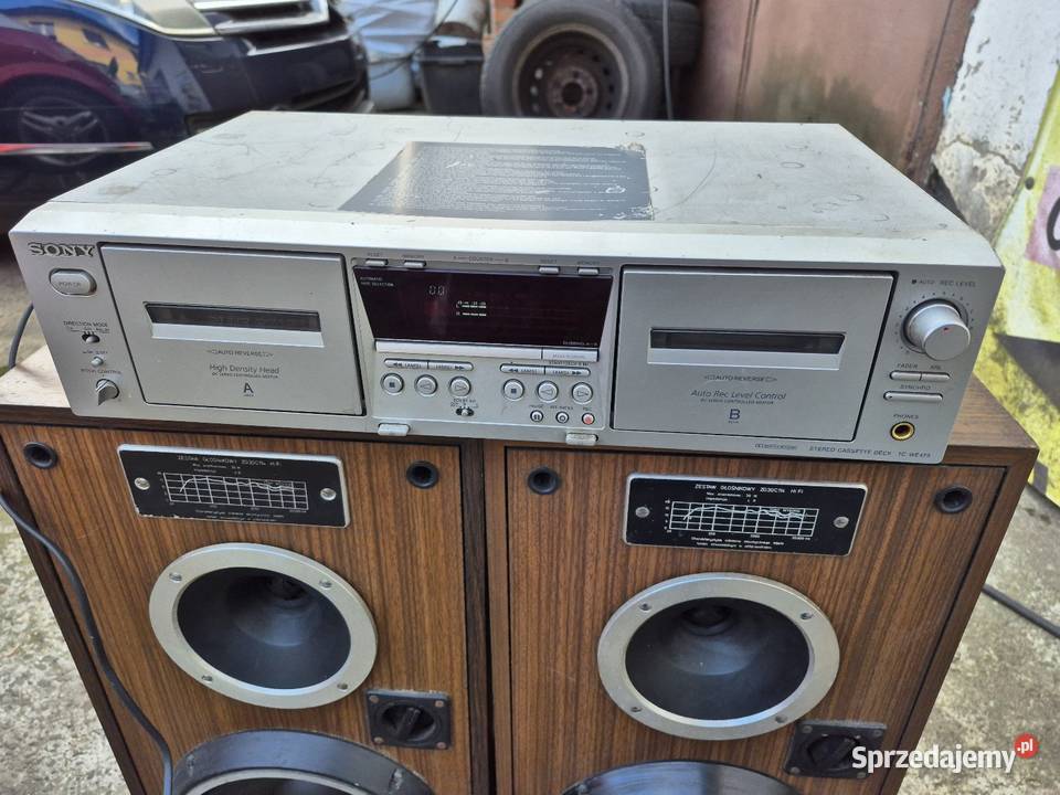 Magnetofon sony śląskie Dąbrowa Górnicza sprzedam