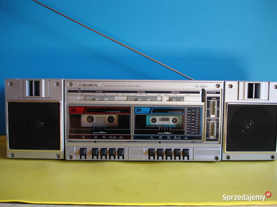 Radiomagnetofon CROWN CS2200L Zielona Góra sprzedam