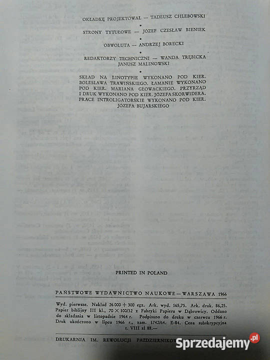 Słownik Języka Polskiego Tom VIII SŚ Olsztyn sprzedam