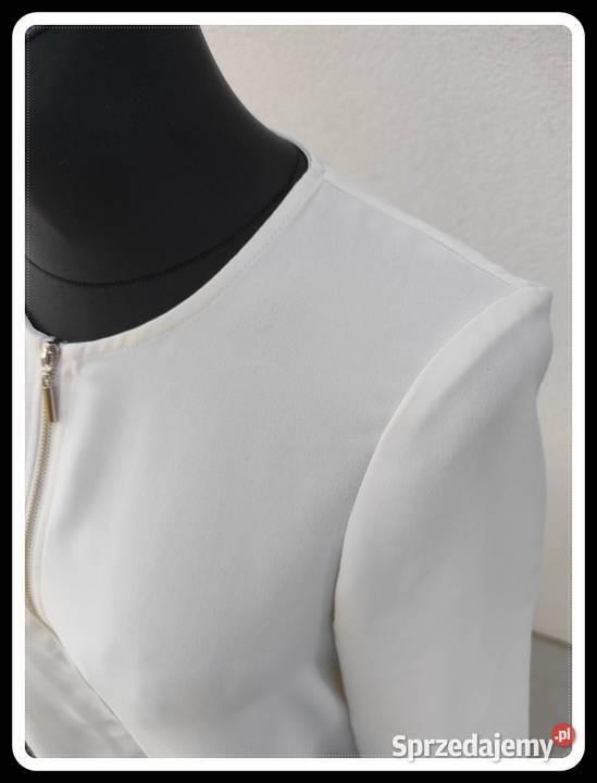 Zara basic biała bluzka koszula damska XS 34 36 Bluzki i koszule Płock
