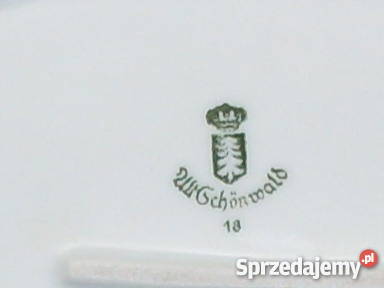 Półmisek owalny porcelana antyk Poznań