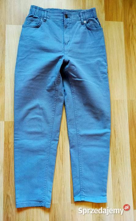 Spodnie mom w niebieskim kolorze Łódź