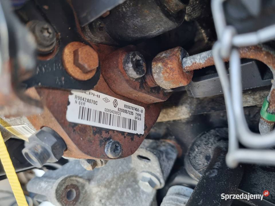 SILNIK KOMPLET Renault Modus 15 DCI 86 0412r Rudka