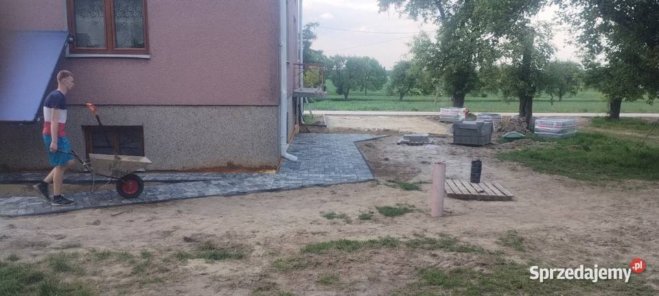 Usługi brukarskie układanie kostki brukowej Bychawa