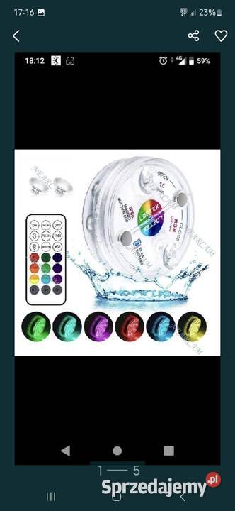 Lampki led do akwarium basenu Pozostałe