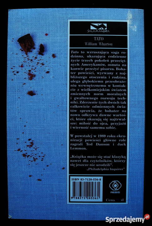 Ksiazka pt Tato William Wharton NOWA12zl Książki i Podręczniki mazowieckie sprzedam