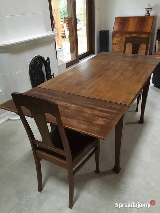 Stół 4 krzesła antyk secesja sprzedam