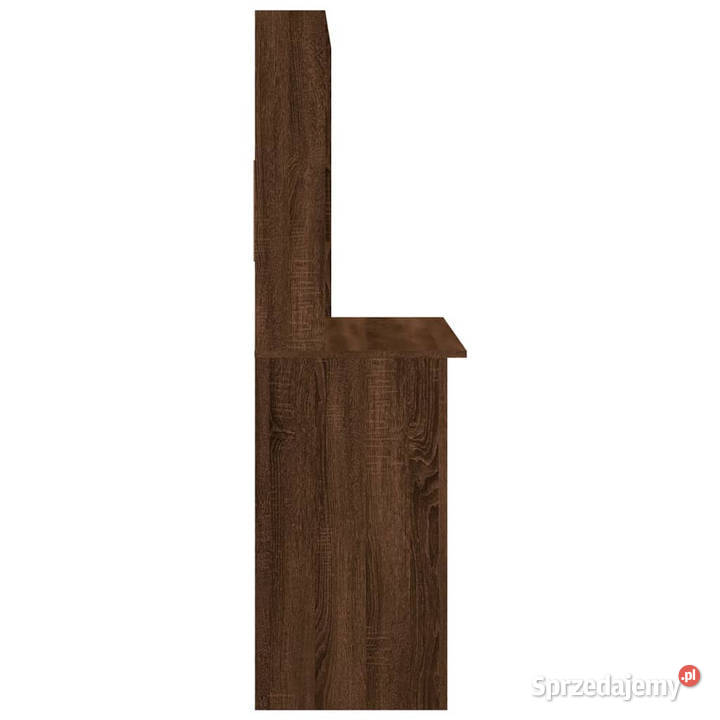 Biurko z półkami brązowy dąb 102x45x148 WM823007 mazowieckie Warszawa sprzedam