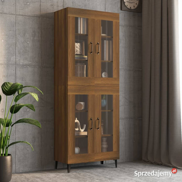 Szafka wisząca brązowy dąb 695x34x90 WM817392 Warszawa