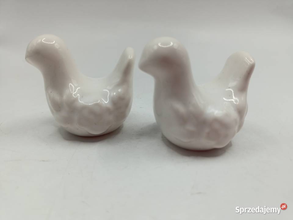 Figurki ceramika mini ptaszki ptak Zamość
