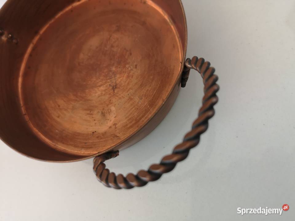 patera mosiądz vintage Toruń
