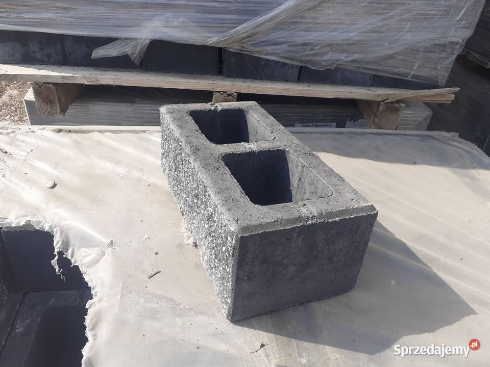 Pustak Ogrodzeniowy Split 38x19x14 Grafit Murek Podłoża Wielogóra