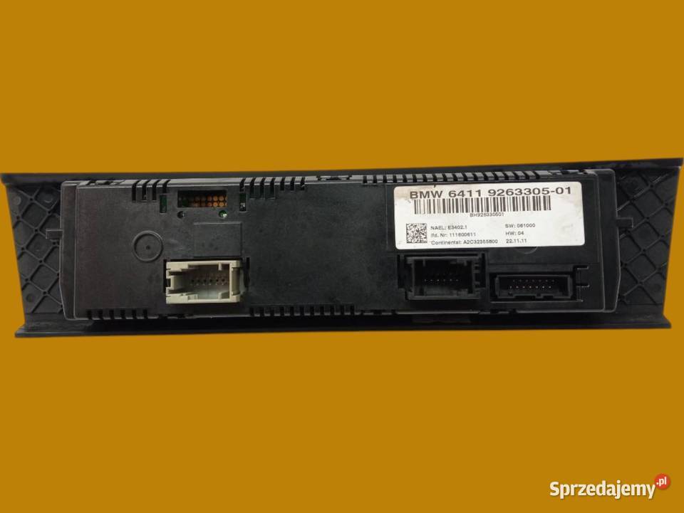 PANEL NAWIEWU E92 9263305 Bmw Seria 3 Coupe I