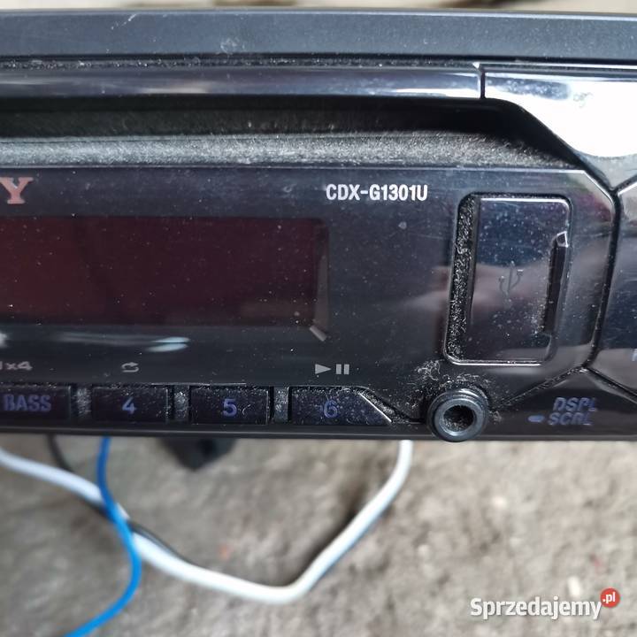 Radio samochodowe Sony CDXG1301U Gubin