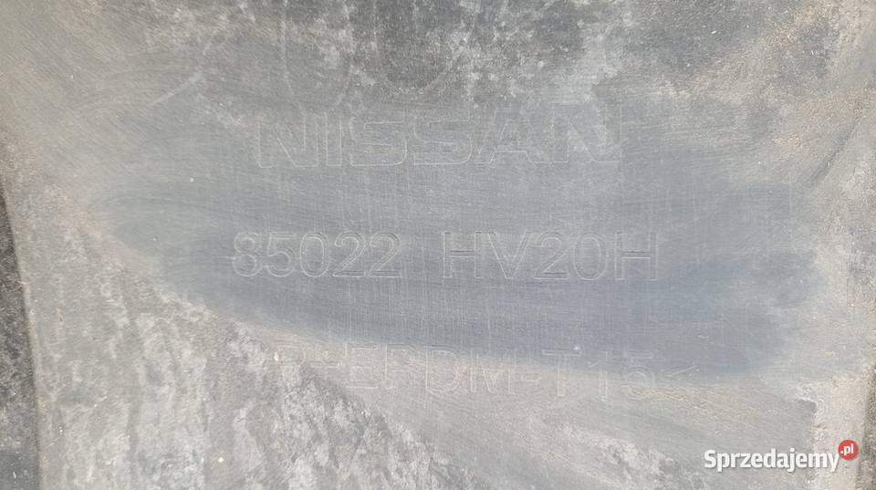 NISSAN QASHQAI II LIFT ZDERZAK TYLNY TYŁ