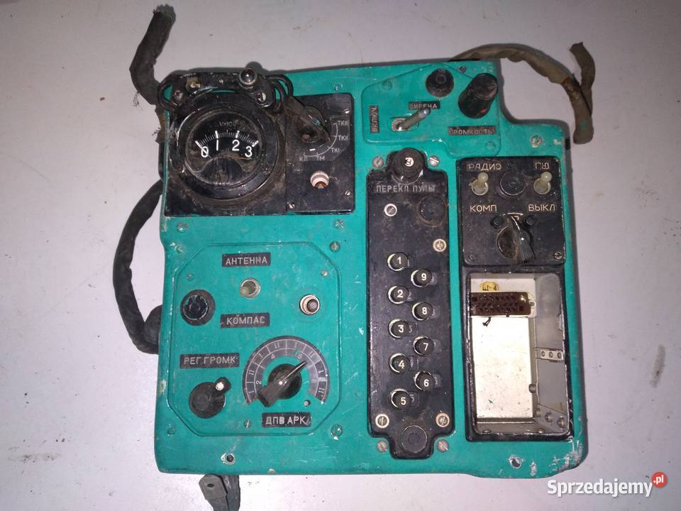 Kokpit samolotu Mig21 zegary Mig 21 Dąbki sprzedam