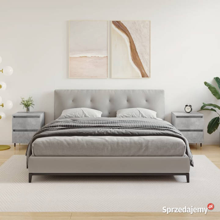 Szafki nocne 2 szarość betonu 40x35x50 WM826869 Warszawa