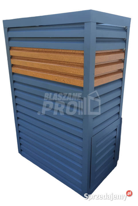 Osłona pompy ciepła 80x50x200 antracyt jasny Międzyrzecz