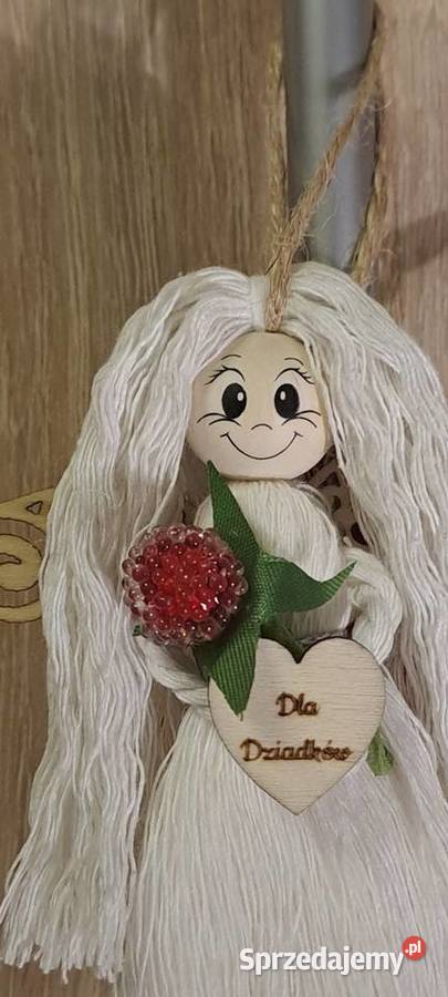 197 aniołek dziadków Rękodzieło