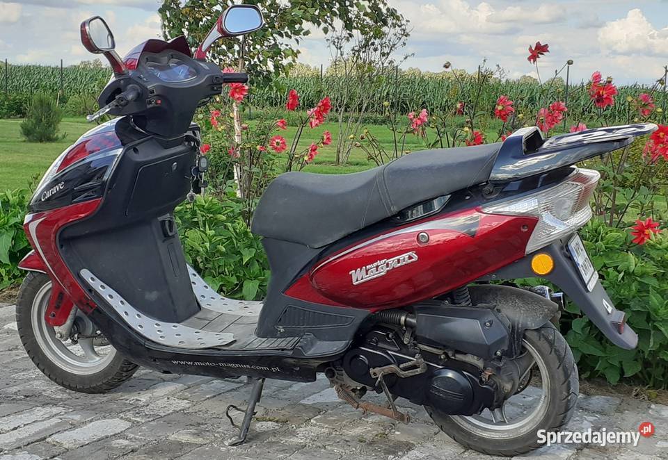 ŁADNY DUŻY Skuter 50 4T MOTO MAGNUS CARAVE Moto Magnus Glinojeck