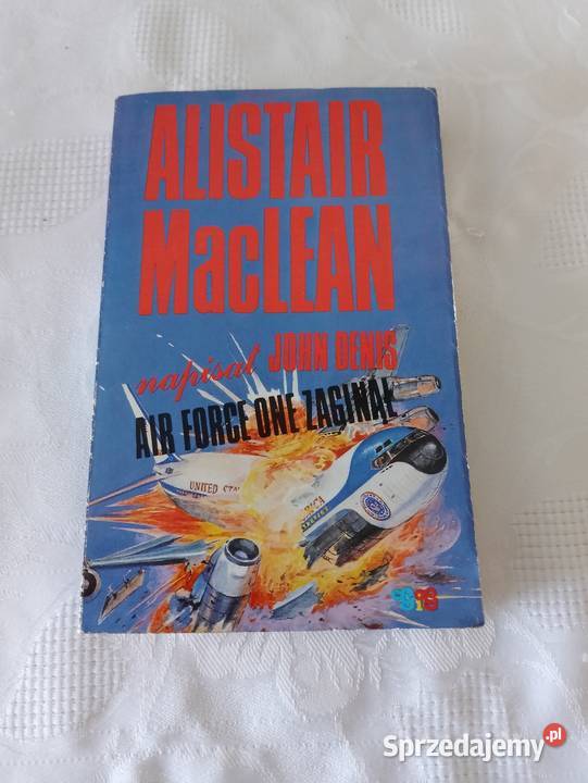 Książka AIR FORCE ONE ZAGINĄŁ Alistair MacLean Oborniki sprzedam