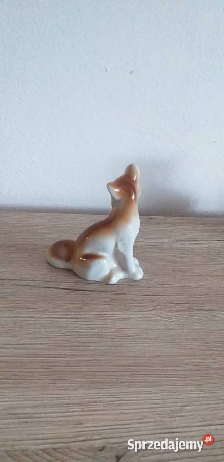 Porcelanowy lisek Płonne Przedbórz
