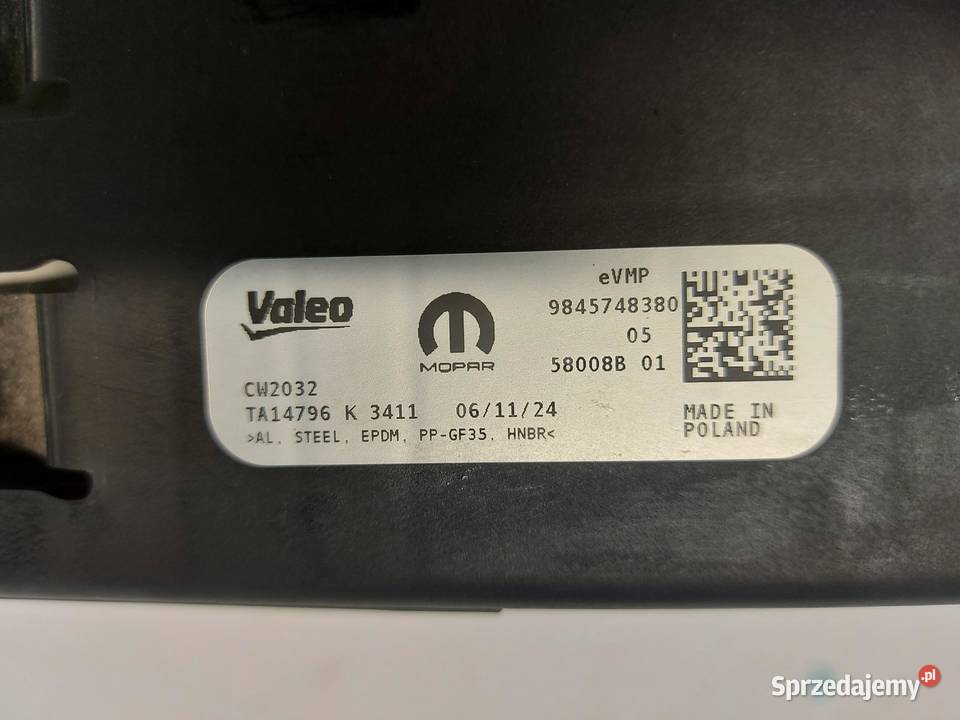 OPEL Grandland II 2024 Skraplacz klimatyzacji