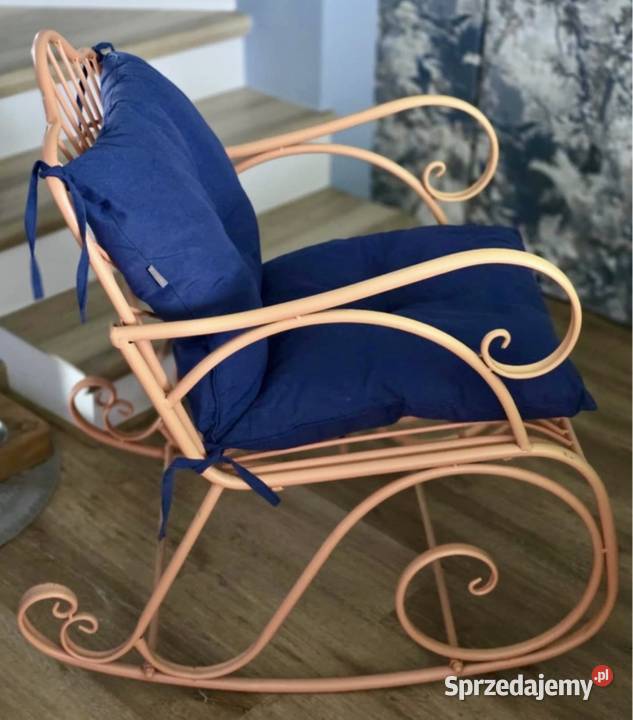 Fotel bujany metalowy Dom i Ogród