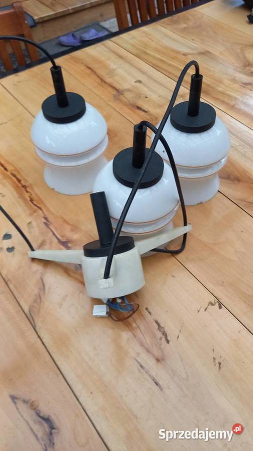Lampa prl Oświetlenie śląskie Księży Las