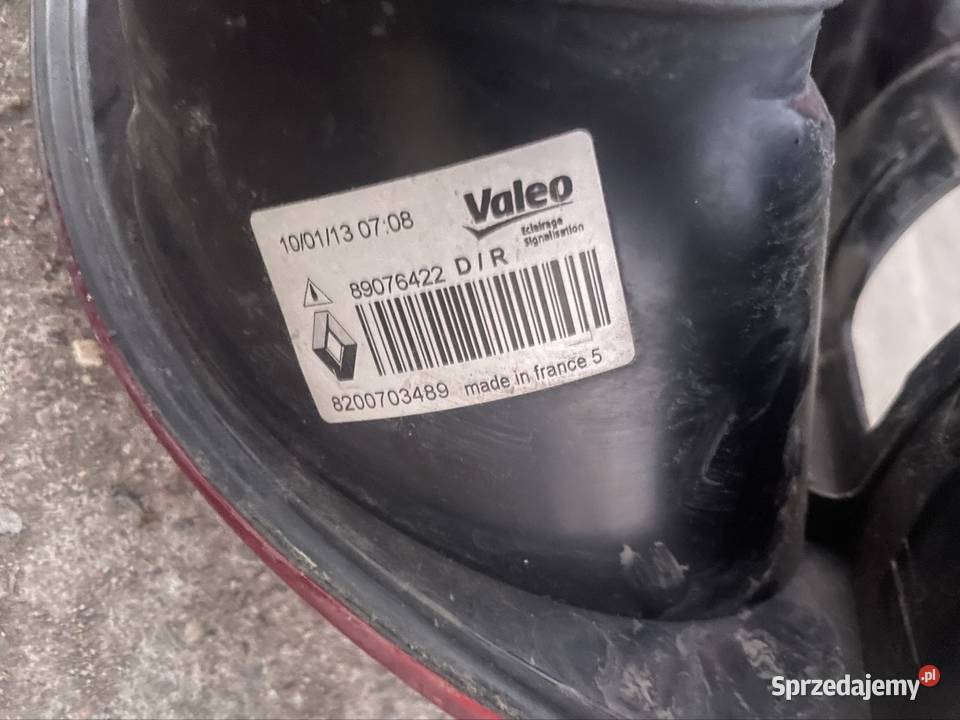Lampa tył tylna prawa kombi Renault laguna 2 II Szczecin