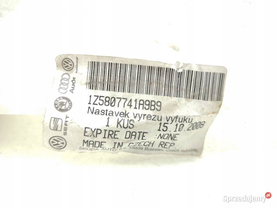 ZAŚLEPKA ZDERZAKA TYŁ LEWA SKODA OCTAVIA II ASO