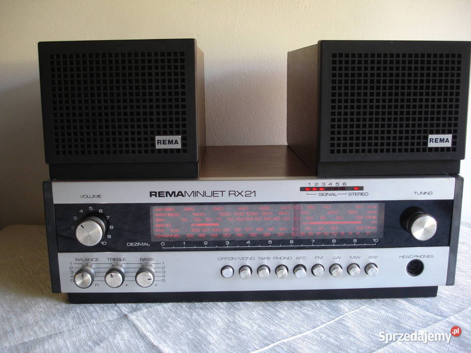 Stare radio DDR REMA MINUET RX21 Zielona Góra