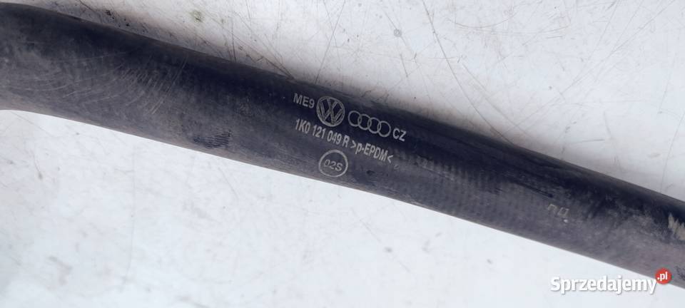 RURA WĄŻ WODY AUDI VW SKODA ORYGINAŁ 1K0121049R Węże chłodnicy