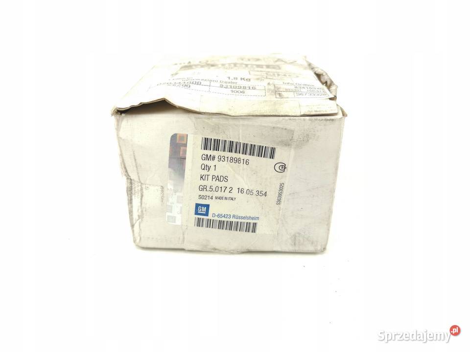 KLOCKI HAMULCOWE PRZÓD OPEL CORSA D 13 CDTI Klocki hamulcowe lubelskie