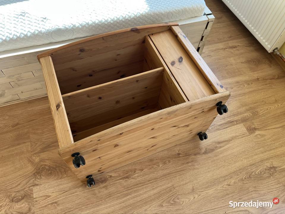 Stolik szafka RTV drewniany sosnowy PRL RETRO z 50cm Gryfice sprzedam