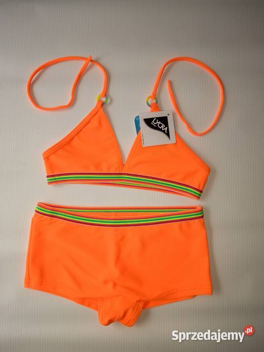 Kostium kąpielowy na 128 dziewczęcy Łódź sprzedam