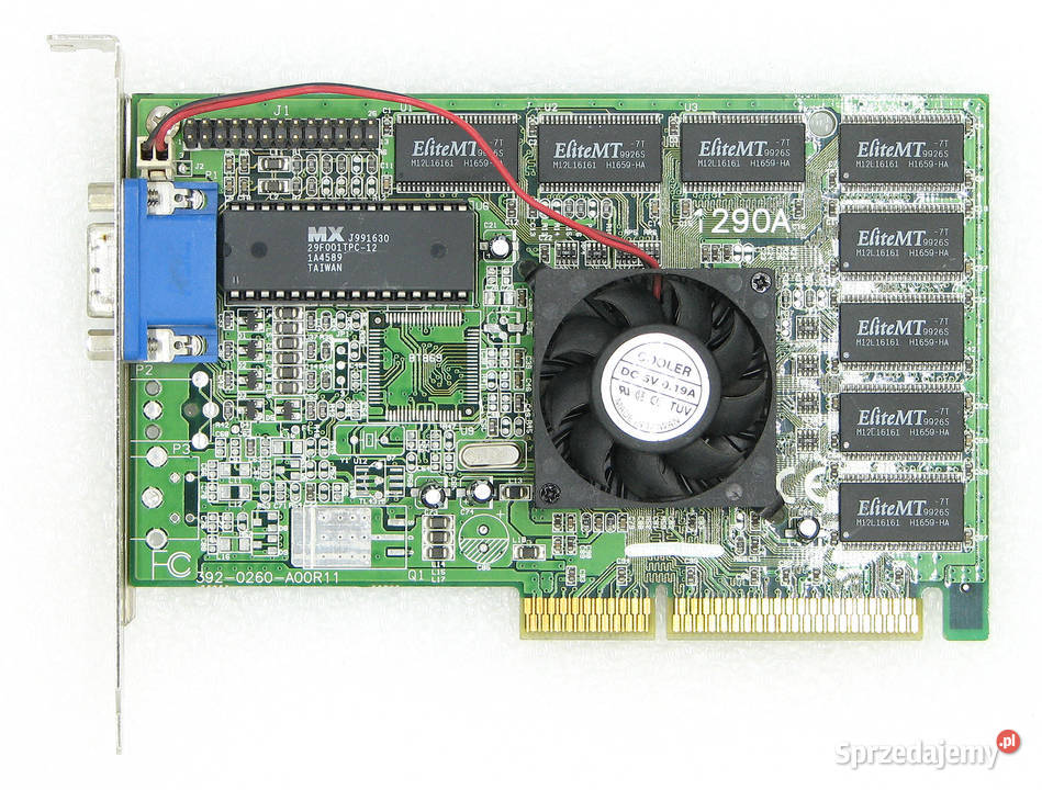 NVIDIA RIVA TNT NV4 16MB 128bit SDRAM DSUB AGPx2 Cielądz