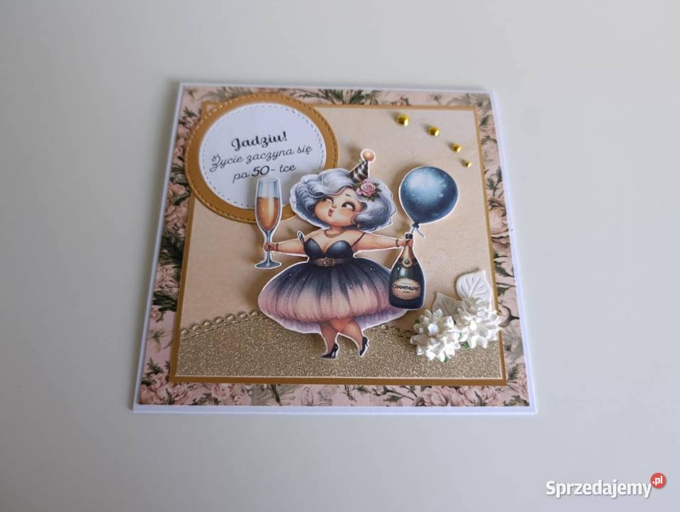 Kartka na urodziny ręcznie odejście na emeryturę Łódź