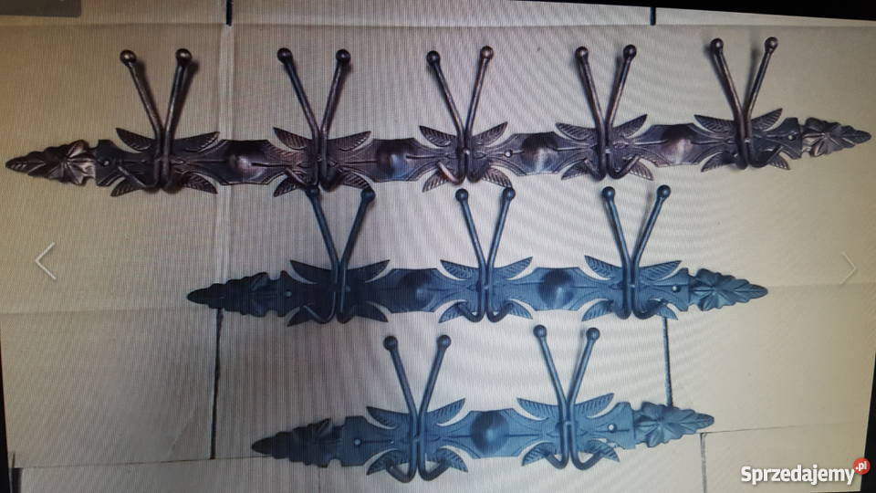 KUTY Wieszak ścienny do przedpokoju Metalowy Dekoracje i ozdoby Rzeszotary