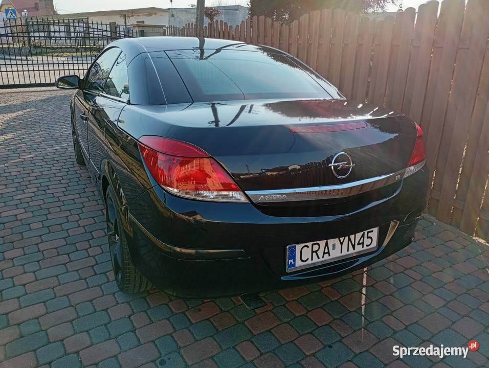 Opel Astra Cabrio twin top czarny Piotrków Kujawski