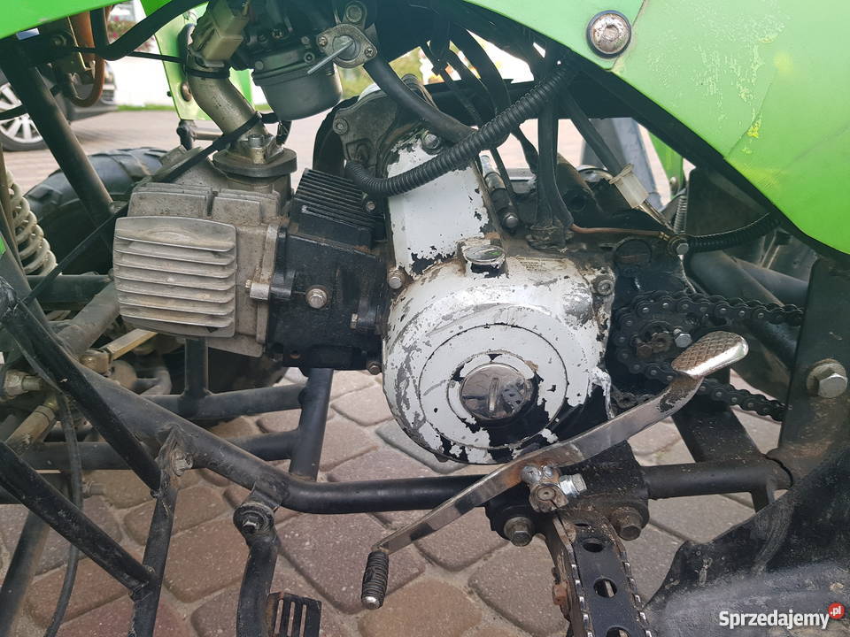 Uszkodzony quad 110 Czarne