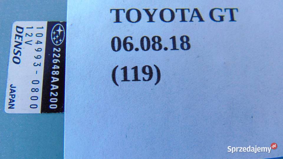 MODUŁ STEROWNIK POMPY PALIWA TOYOTA GT86 Nowy Tomyśl