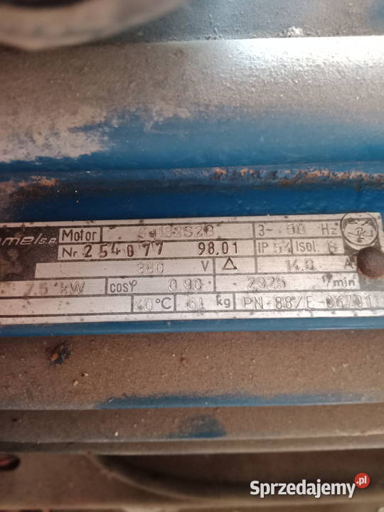 Dmuchawa ssąco tłocząca 75kw Racibórz sprzedam