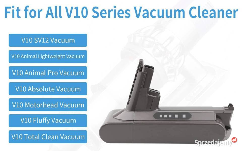Akumulator do Dyson V10 bateria 6000 mAh SV12 podlaskie sprzedam