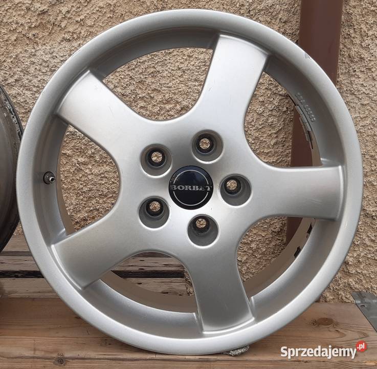 4 FELGI ALUMINIOWE BORBET 7JX16H2 5X120 ET40 VW Mielęcin