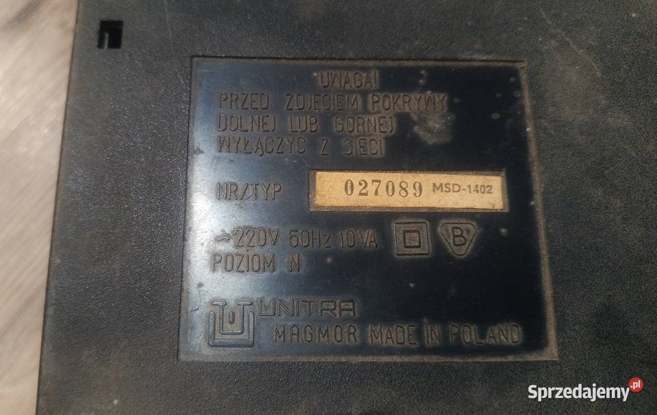Magnetofon kasetowy MAGMOR Gdańsk MSD 1402
