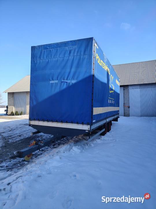 Przyczepa tandem Laweta do siana słomy tytoniu nieuszkodzony lubelskie Tarnogród