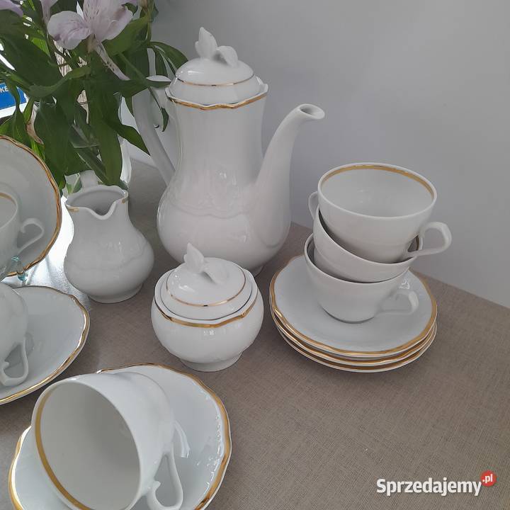 Serwis porcelanowy kawowy Royal 6 osobowy Bogatynia