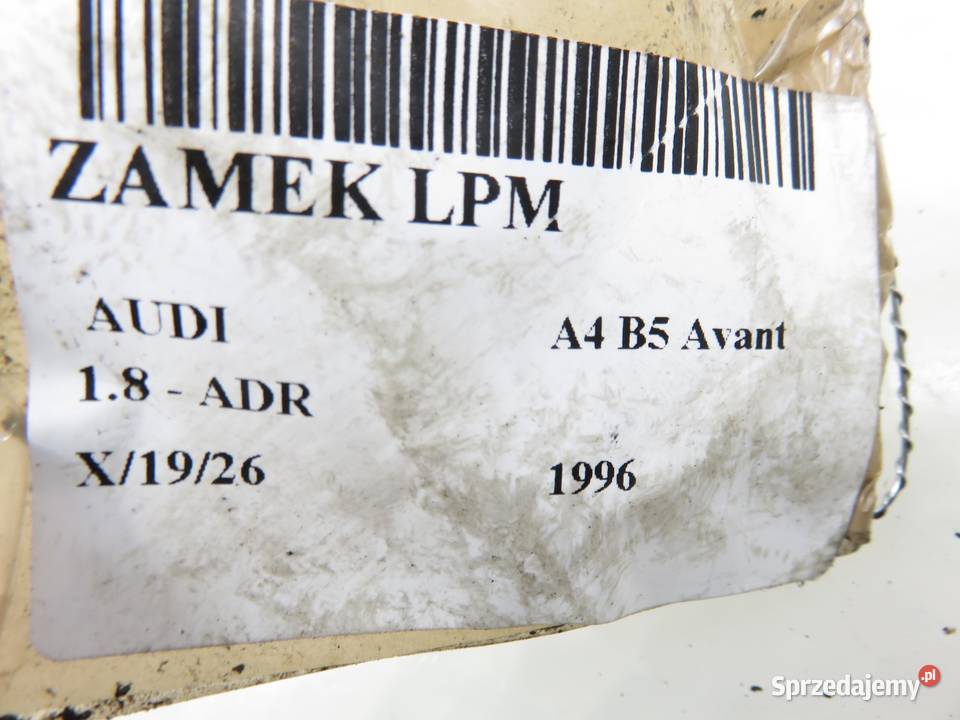 ZAMEK LEWY PRZEDNI AUDI A4 B5 Avant 8D1837015E