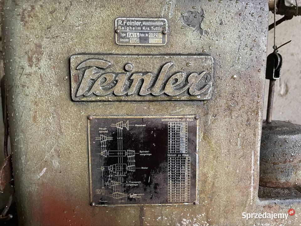 Tokarka do metalu Feinler FA15 Bielany Wrocławskie